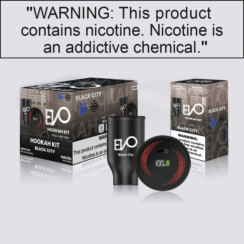 EVO BAR DIGITAL HOOKAH KIT POD + BATTERY - SVAB