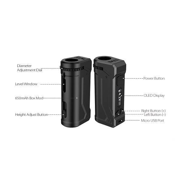 YOCAN UNI PRO UNIVERSAL POD MOD VAPORIZER - 510 BATTERY - SVAB