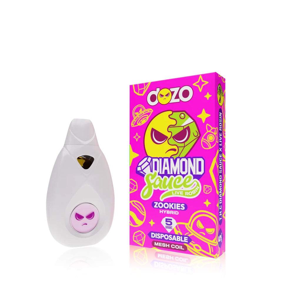 DOZO DIAMOND SAUCE LIVE ROSIN DISPOSABLE VAPE - 5G - SVAB