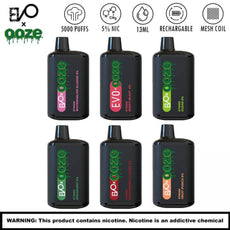 EVO BAR DISPOSABLE VAPE - 5000 PUFFS - SVAB