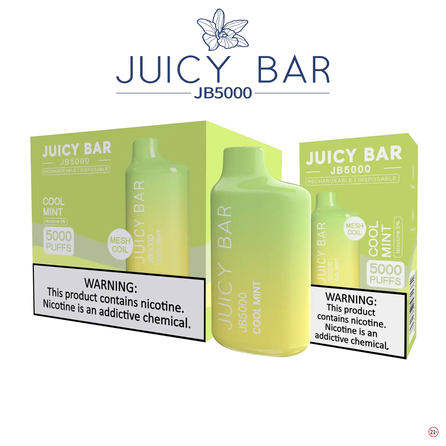 JUICY BAR JB5000 DISPOSABLE VAPE - 5000 PUFFS - SVAB