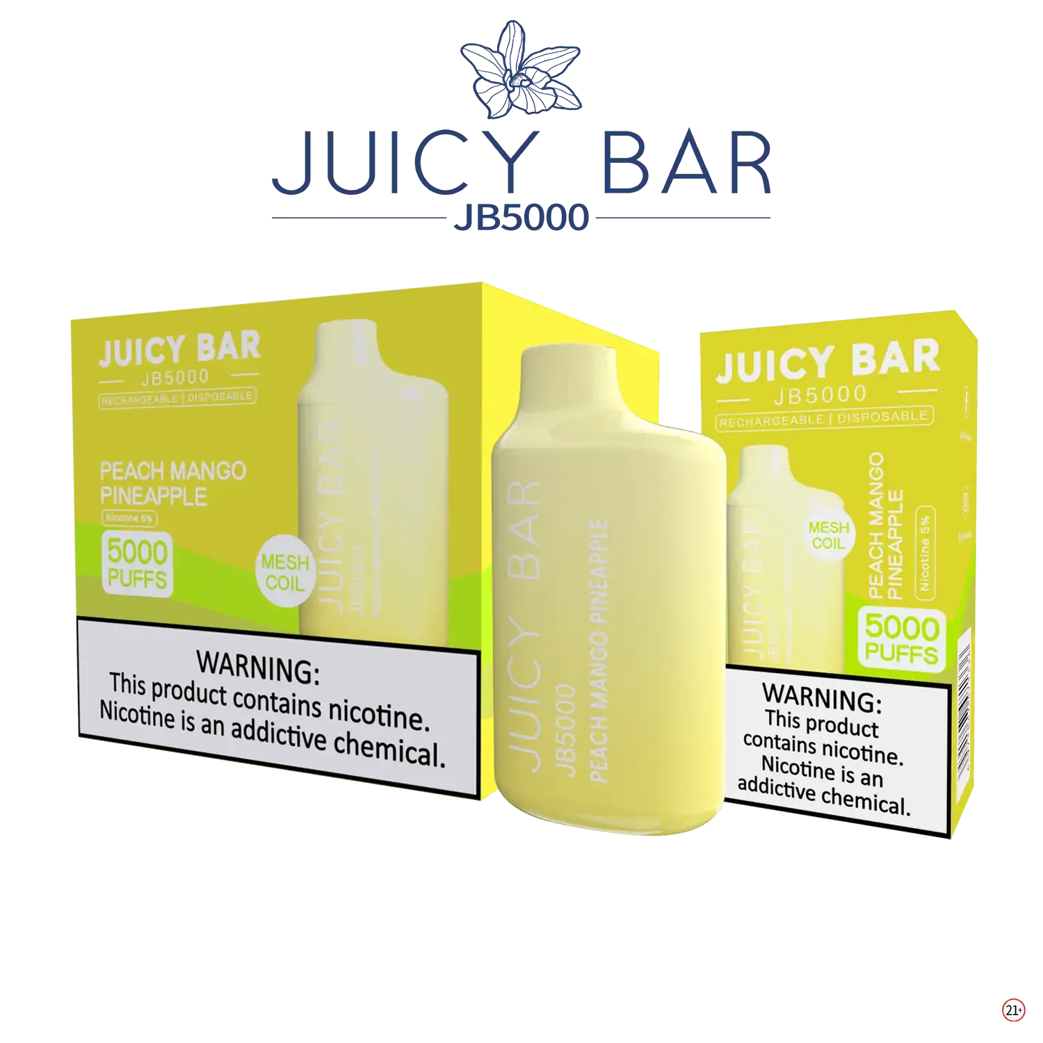 JUICY BAR JB5000 DISPOSABLE VAPE - 5000 PUFFS - SVAB