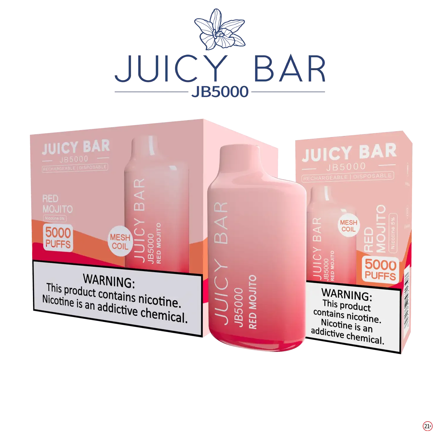 JUICY BAR JB5000 DISPOSABLE VAPE - 5000 PUFFS - SVAB