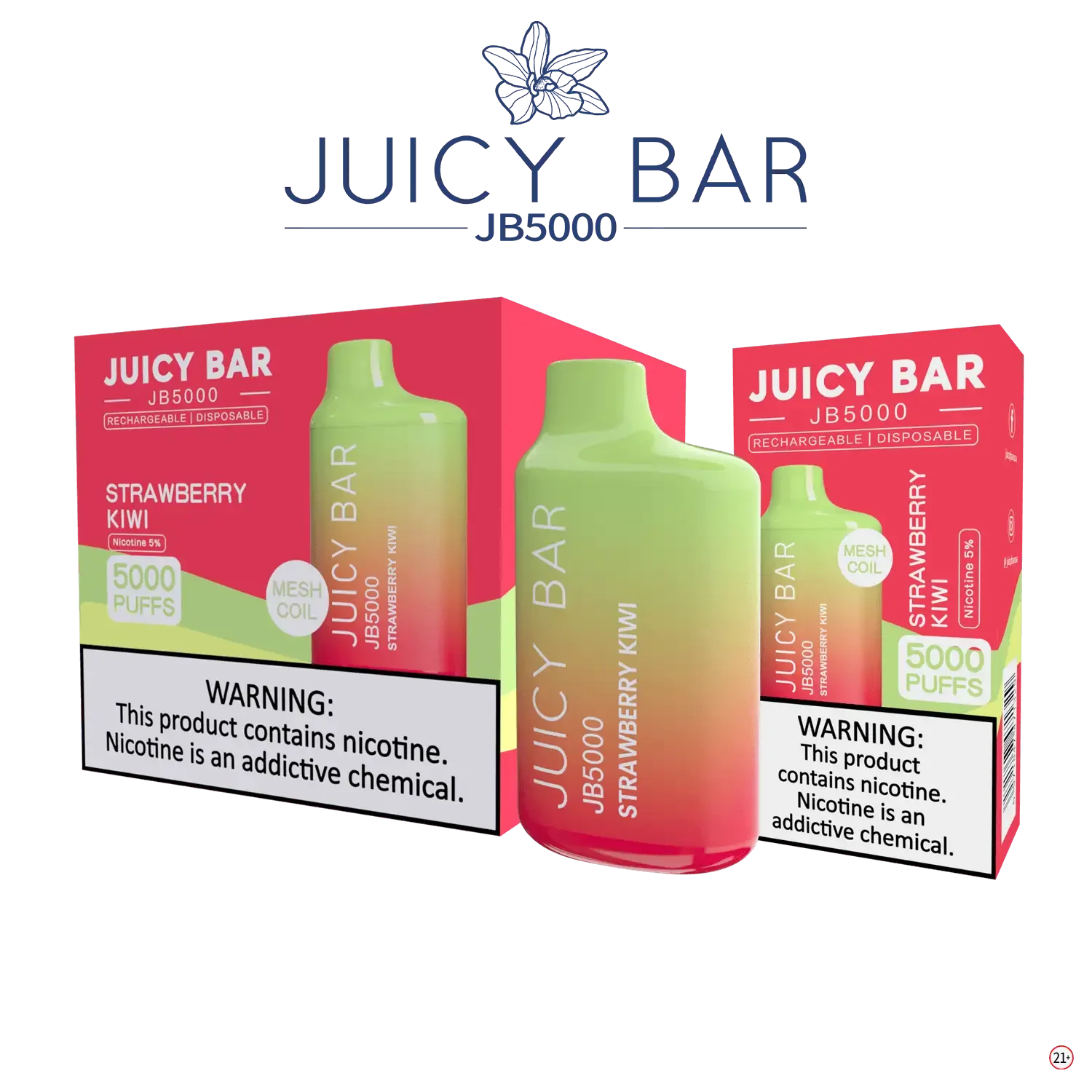 JUICY BAR JB5000 DISPOSABLE VAPE - 5000 PUFFS - SVAB