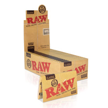 Load image into Gallery viewer, RAW CLASSIC SINGLE WIDE ROLLING PAPER - 25 PACKS
