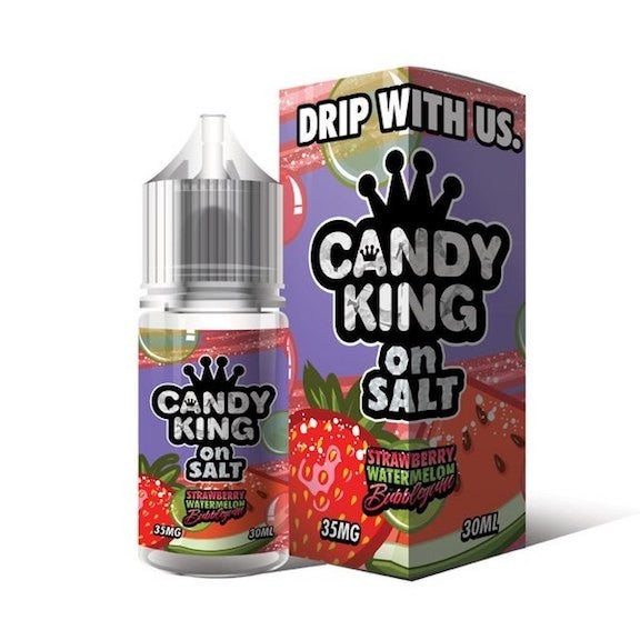 CANDY KING ON SALT E-LIQUID 30ML - Srawberry Watermelon Bubblegum